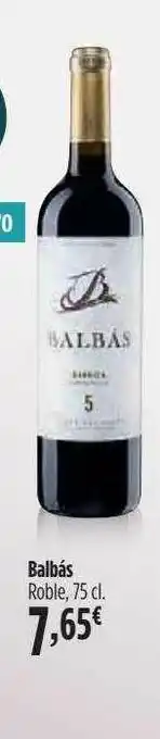 El Corte Inglés Balbás Roble oferta