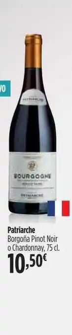 El Corte Inglés Patriarche Borgoña Pinot Noir O Chardonnay oferta