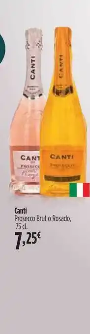 El Corte Inglés Canti Prosecco Brut O Rosado oferta