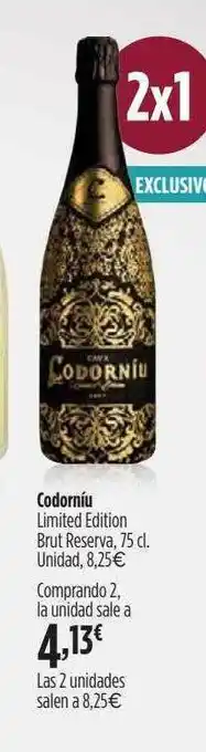 El Corte Inglés Codorníu Limited Edition Brut Reserva oferta