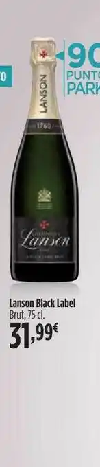 El Corte Inglés Lanson Black Label oferta