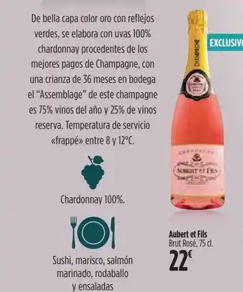 El Corte Inglés Aubert Et Fils Brut Rosé oferta