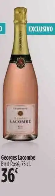 El Corte Inglés Georges Lacombe Brut Rosé oferta