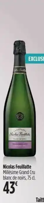 El Corte Inglés Nicolas Feuillatte Millésime Gran Cru Blanc De Noirs oferta