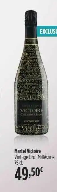 El Corte Inglés Martel Victoire Vintage Brut Millésime oferta