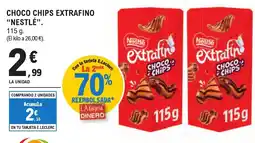 E.Leclerc "NESTLÉ” Choco chips extrafino oferta