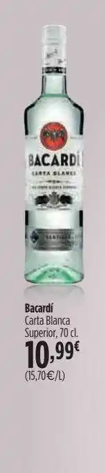 El Corte Inglés Bacardí Carta Blanca Superior oferta