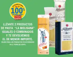 E.Leclerc Llévate 2 productos de pasta "la molisana" iguales o combinados y te devolvemos el de menor importe oferta