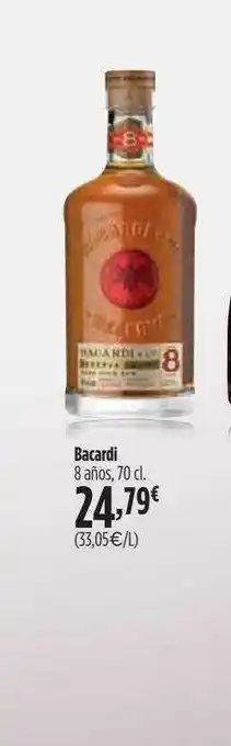 El Corte Inglés Bacardi 8 Años oferta