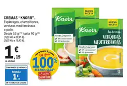 E.Leclerc KNORR Cremas oferta