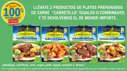 E.Leclerc CARRETILLA Llévate 2 productos de platos preparados de carn iguales o combinados y te devolvemos el de menor importe. oferta