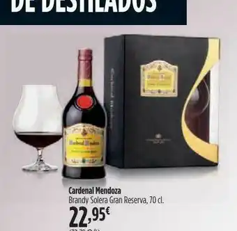 El Corte Inglés Cardenal Mendoza Brandy Solera Gran Reserva oferta