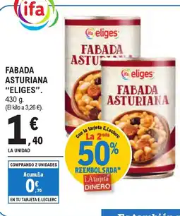 E.Leclerc "ELIGES" Fabada asturiana oferta