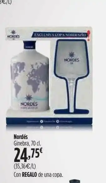 El Corte Inglés Nordés Ginebras oferta