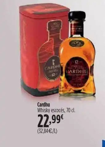 El Corte Inglés Cardhu Whisky Escocés oferta