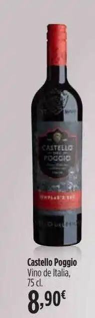 El Corte Inglés Castello Poggio Vino De Italia oferta