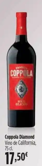 El Corte Inglés Coppola Diamond Vino De California oferta