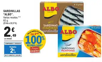 E.Leclerc ALBO Sardinillas oferta