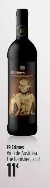 El Corte Inglés 19 Crimes Vino De Australia The Banished oferta