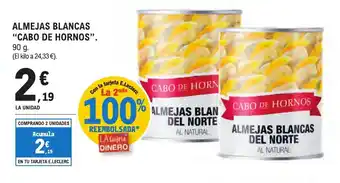 E.Leclerc "CABO DE HORNOS" Almejas blancas oferta