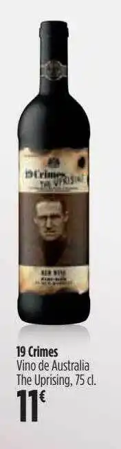 El Corte Inglés 19 Crimes Vino De Australia The Uprising oferta