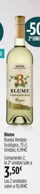 El Corte Inglés Blume Rueda Verdejo Ecológico oferta