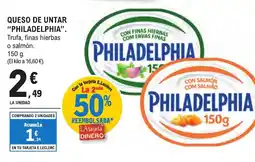 E.Leclerc "PHILADELPHIA" Queso de untar oferta