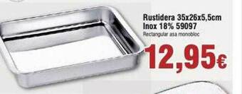 FROIZ Rustidera 35x26x5.5cm Inox 18% 59097 oferta