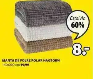 JYSK Manta De Folre Polar Hagtorn oferta