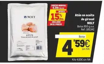 Makro 15% Dto. Atún En Aceite De Girasol Noly oferta