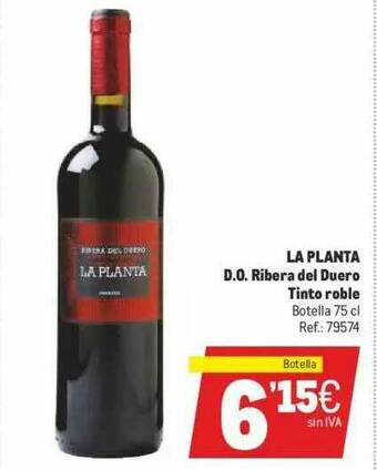 Makro La Planta D.o. Ribera Del Duero Tinto Roble oferta