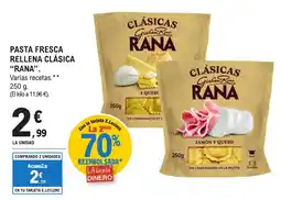 E.Leclerc "RANA" Pasta fresca rellena clásica oferta