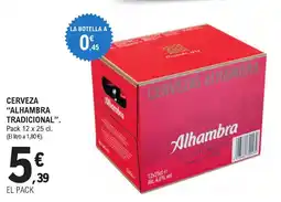 E.Leclerc "ALHAMBRA TRADICIONAL" Cerveza oferta