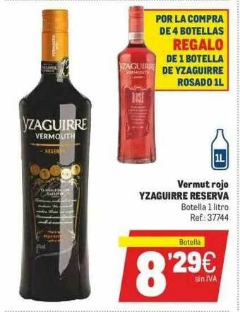 Makro Vermut Rojo Yzaguirre Reserva oferta