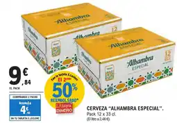 E.Leclerc "ALHAMBRA ESPECIAL" Cerveza oferta