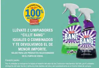 E.Leclerc "CILLIT BANG" Llévate 2 limpiadores iguales o combinados y te devolvemos el de menor importe. oferta