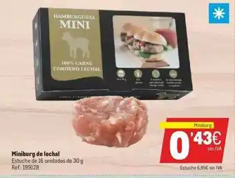 Makro Miniburg De Lechal oferta