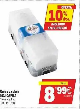 Makro 10% Dto. Rulo De Cabra Delicapra oferta