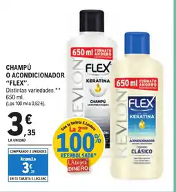 E.Leclerc "FLEX" Champú o acondicionador oferta