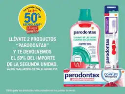 E.Leclerc "PARODONTAX" Llévate 2 productos el 50% del importe de la segunda unidad oferta