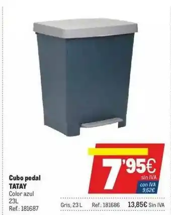 Makro Cubo Pedal Tatay oferta