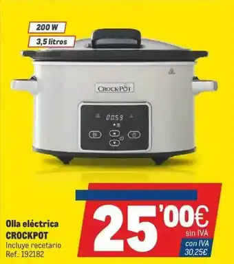 Makro Olla Eléctrica Crockpot oferta
