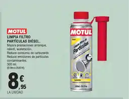 E.Leclerc MOTUL Limpia filtro partículas diésel. oferta