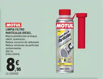 E.Leclerc MOTUL Limpia filtro partículas diésel. oferta