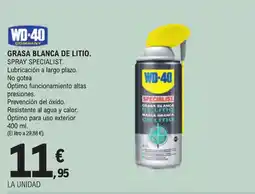 E.Leclerc WD-40 Grasa blanca de litio oferta