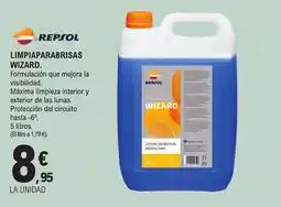 E.Leclerc REPSOL Limpiaparabrisas wizard oferta