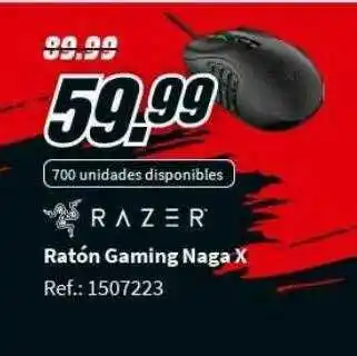 MediaMarkt Razer Ratón Gaming Naga X oferta