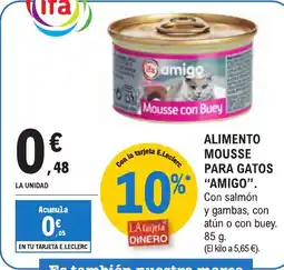 E.Leclerc "AMIGO" Alimento mousse para gatos oferta