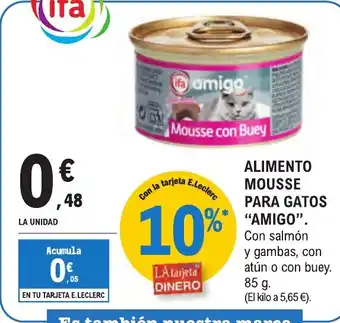 E.Leclerc "AMIGO" Alimento mousse para gatos oferta