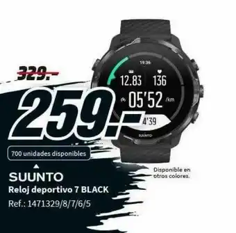 Suunto Reloj Deportivo 7 Black